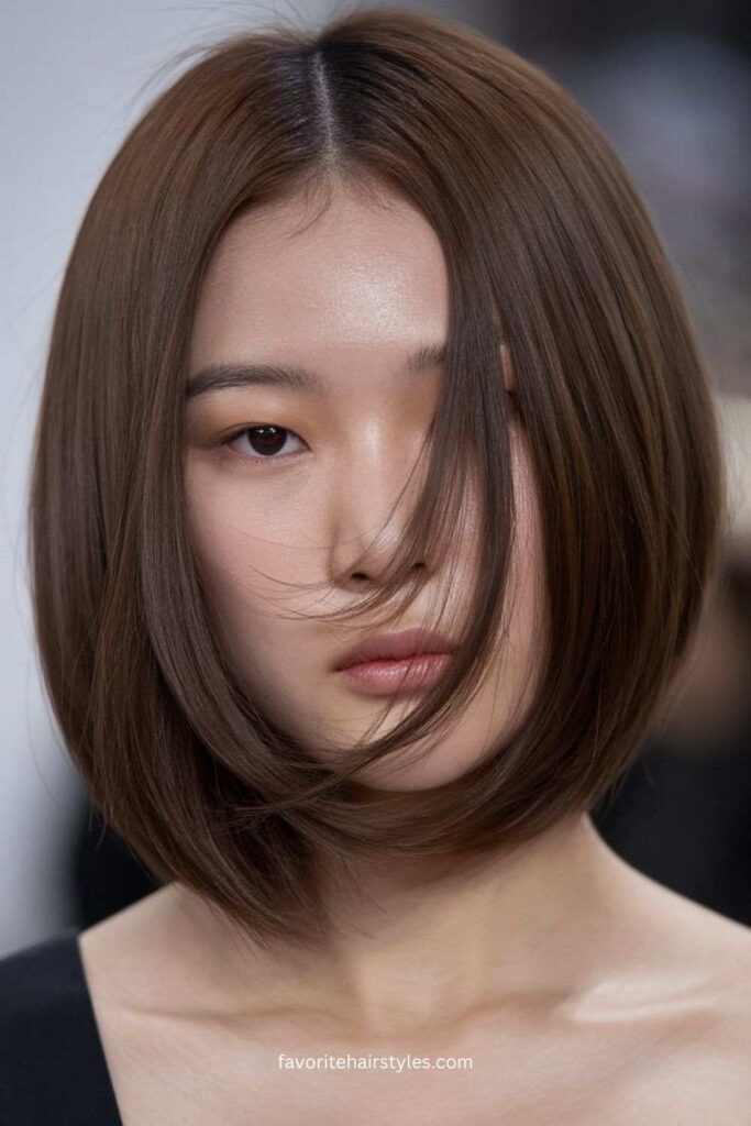 Asymmetrical Korean Bob