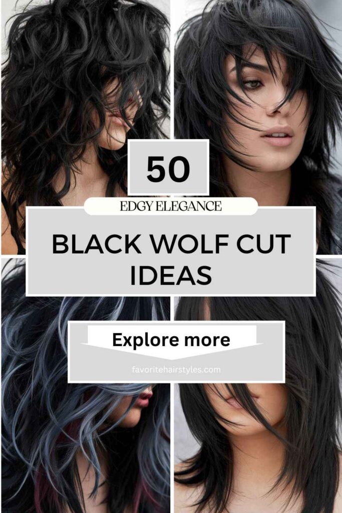 Black Wolf Cut Ideas