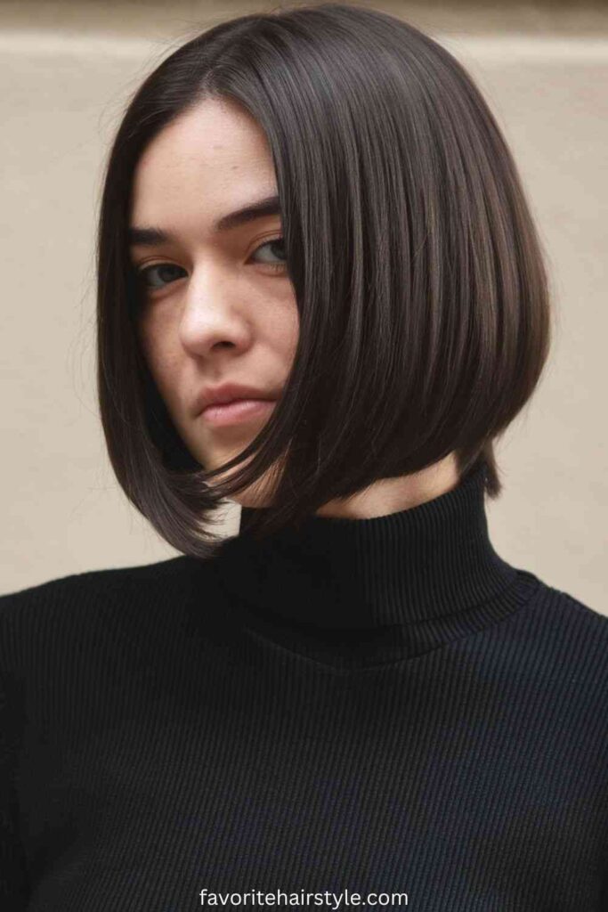 Ear Length Haircuts For Fine Hair Ideas Blunt Cut Bob for a Chic Look