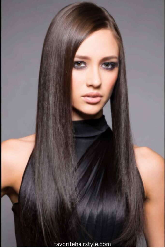 Side Shaved Hairstyles long hair Ideas Bold Fade with Sleek Straight Hair