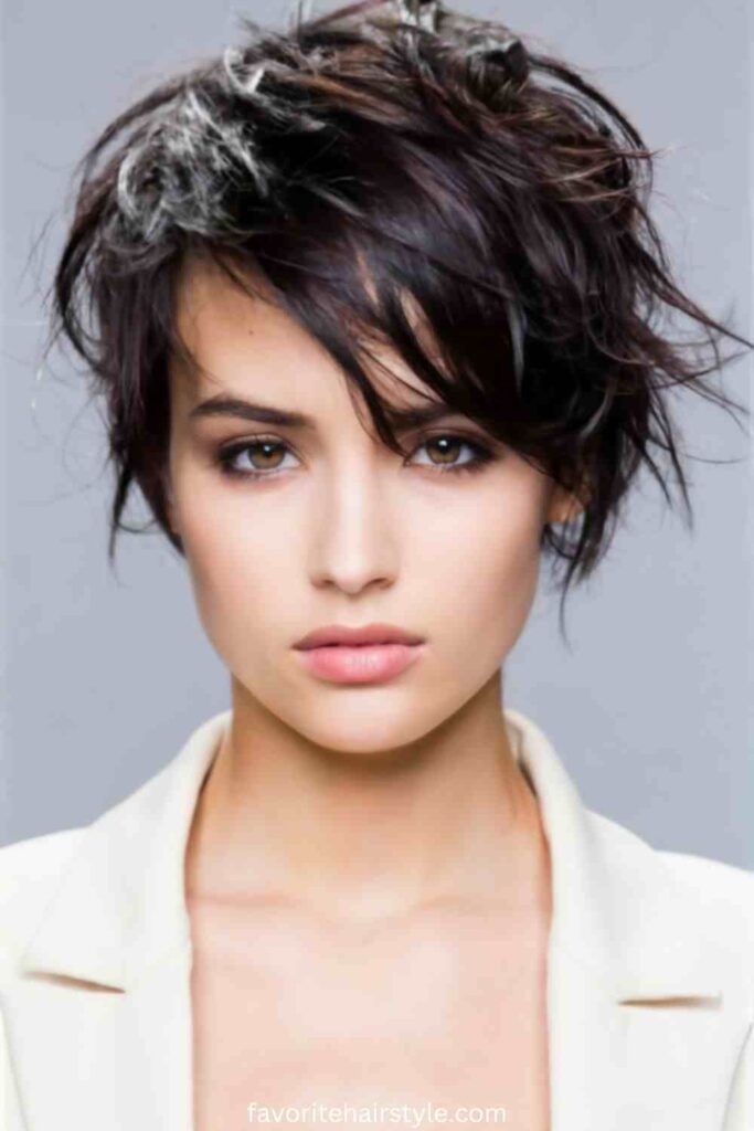 Layered Haircuts Ideas For Wavy Hair Choppy Layered Pixie Cut