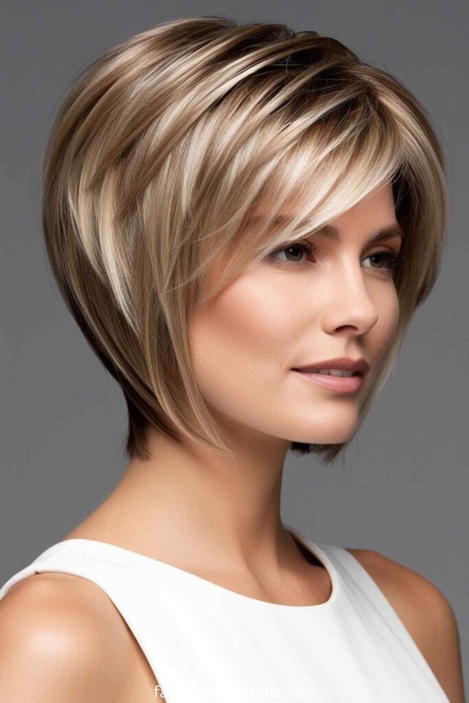 Short Layered Haircuts Ideas Classic Bob with Layered Ends