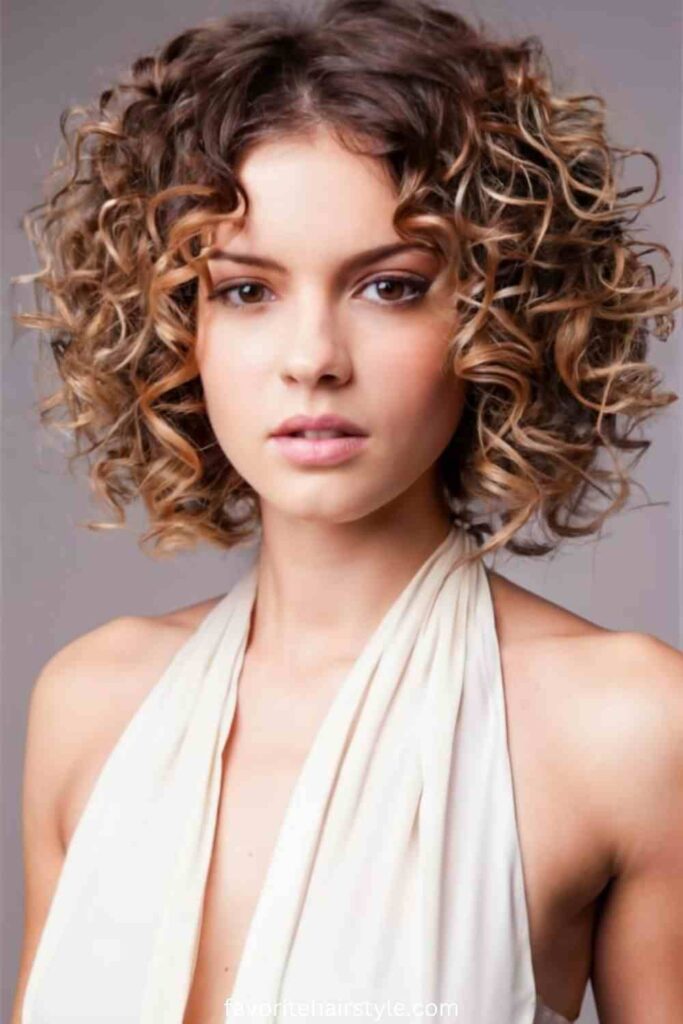 Ear Length Curly Haircuts Ideas Classic Curly Bob