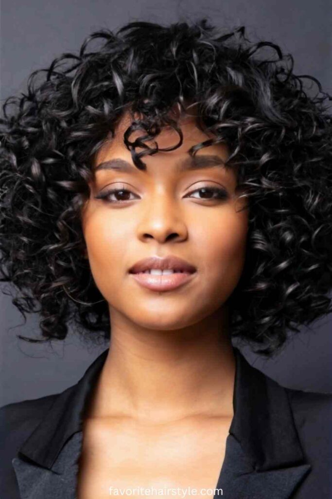 Ear Length Haircuts For Black Women Ideas Curly Bob