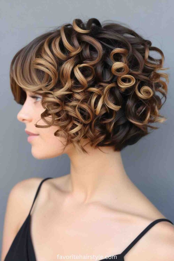 Curly Shag with Textured Ends