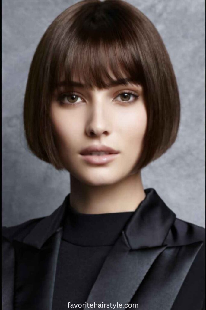 Ear-Length Cut with Wispy Bangs