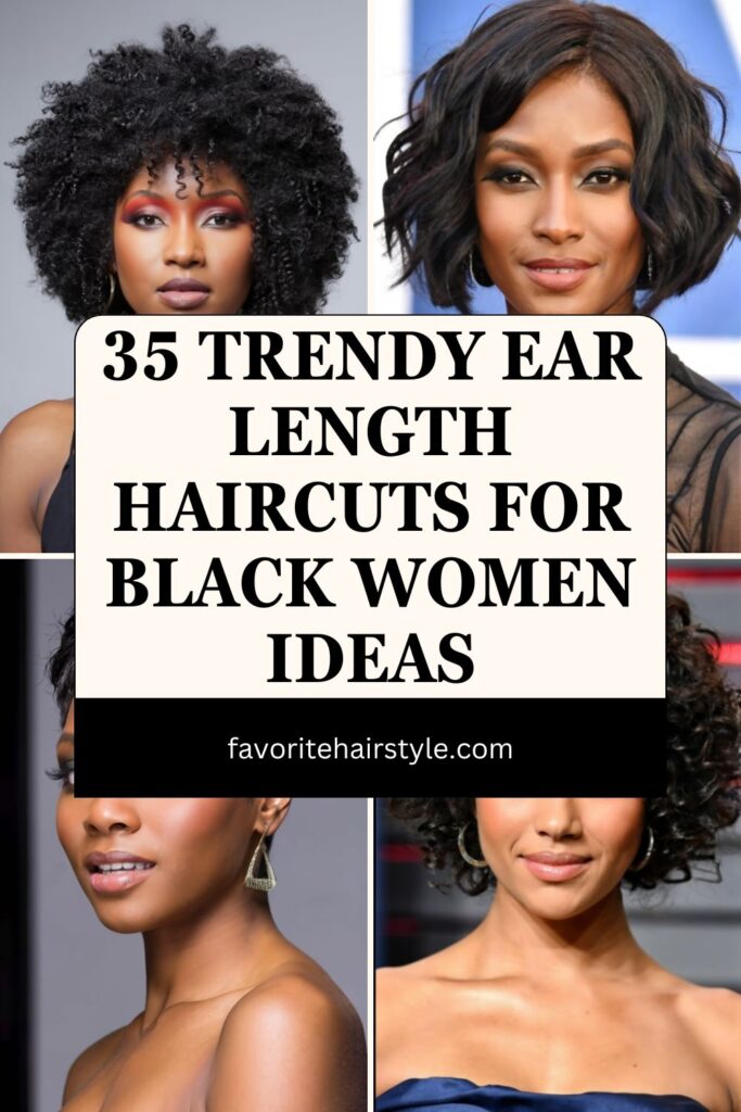 Ear Length Haircuts For Black Women Ideas