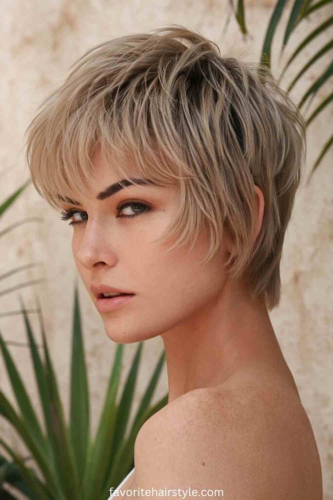 Feathered Layers with Wispy Bangs