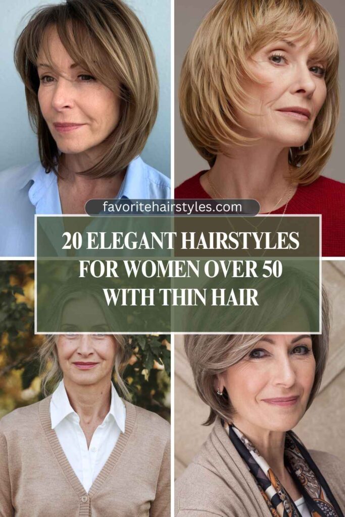 Hairstyles For Women Over 50 With Thin Hair