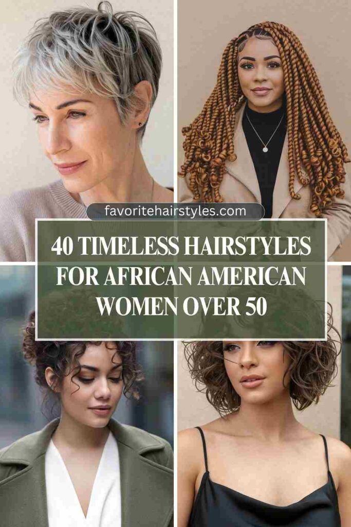 Hairstyles for African American Women Over 50