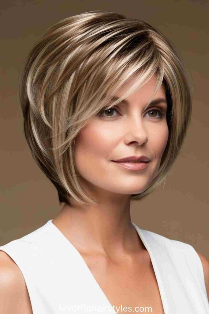 Old Money Bob Hair Round Face Ideas Layered Bob 