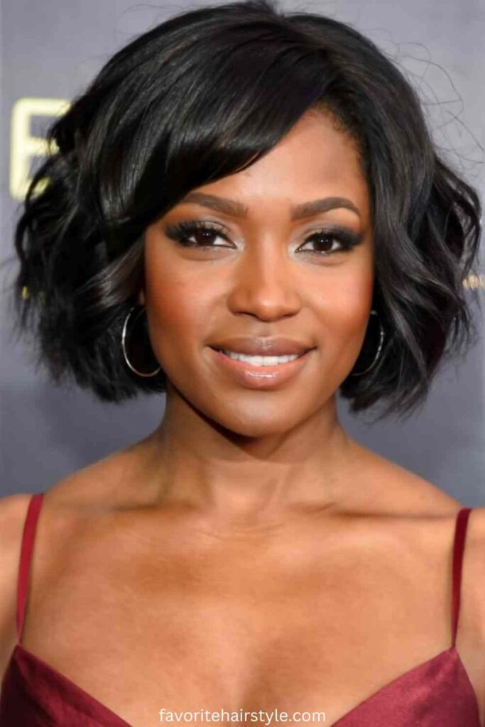 Ear Length Haircuts For Black Women Ideas Layered Bob