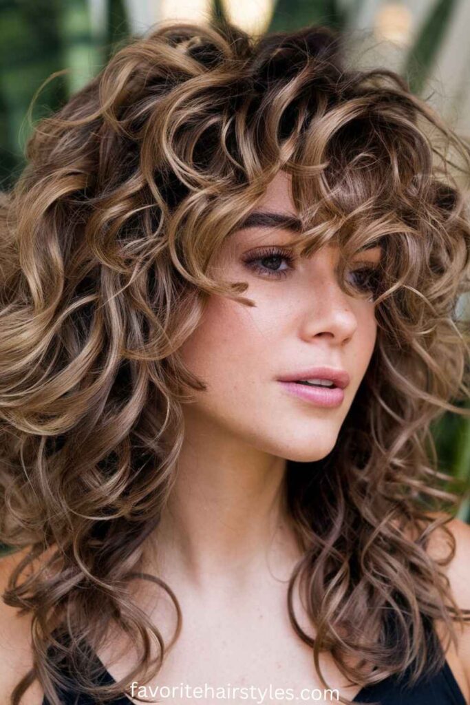 Layered Curls with Volume