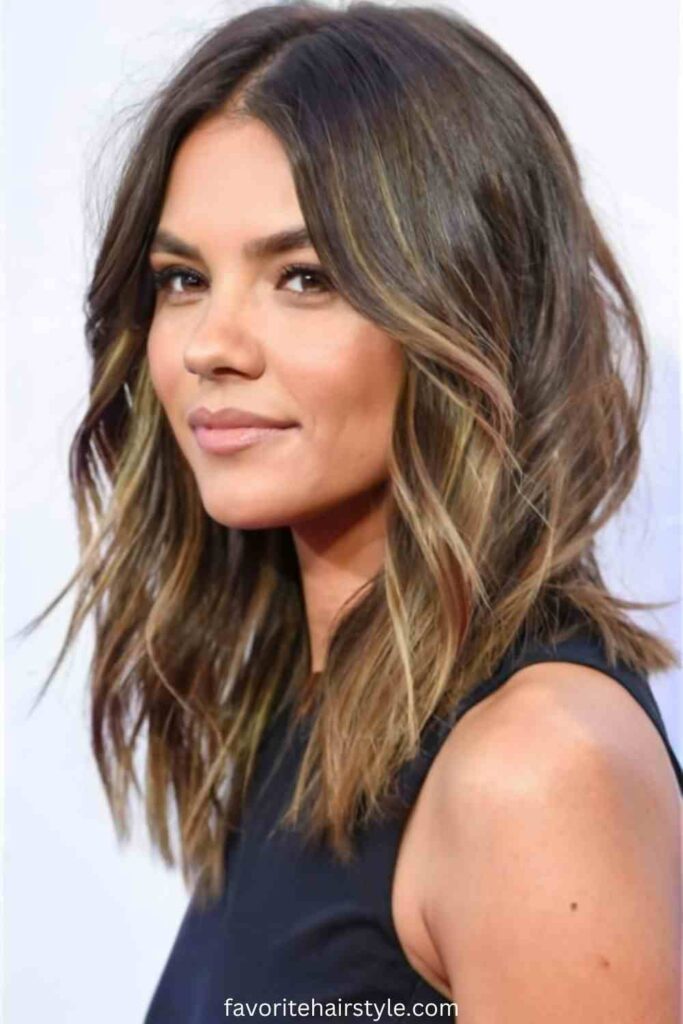 Layered Haircut with Highlights