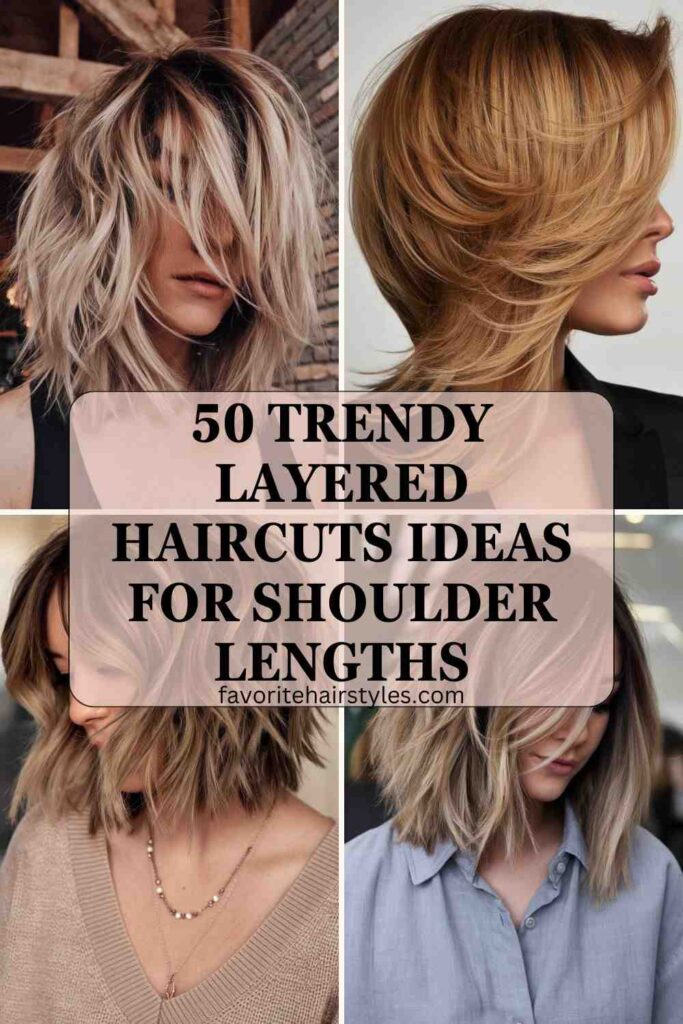 Layered Haircuts Ideas For Shoulder Lengths