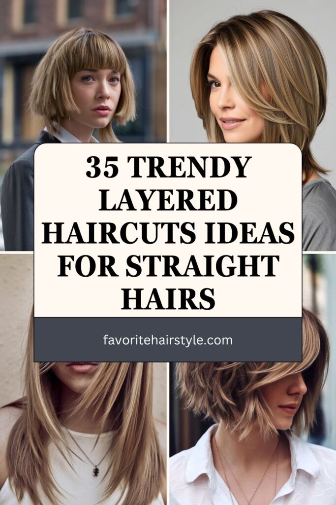 Layered Haircuts Ideas For Straight Hairs