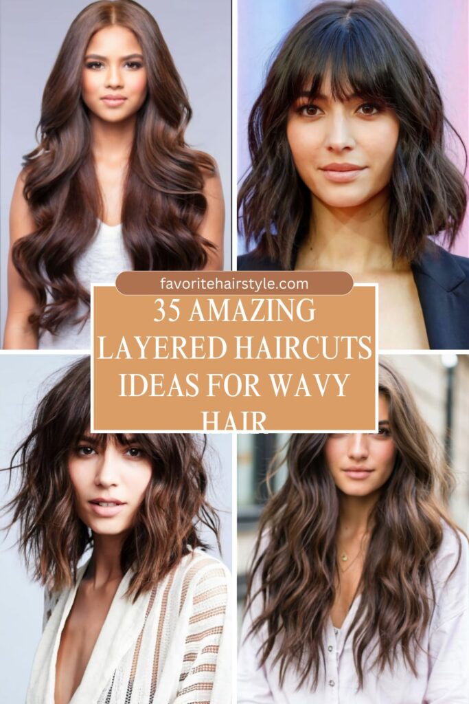 Layered Haircuts Ideas For Wavy Hair