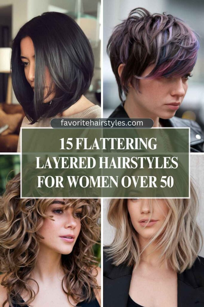 Layered Hairstyles for Women Over 50 