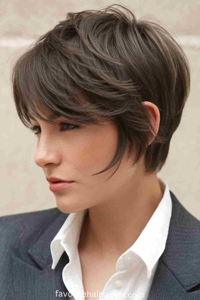 Layered Pixie Cut 