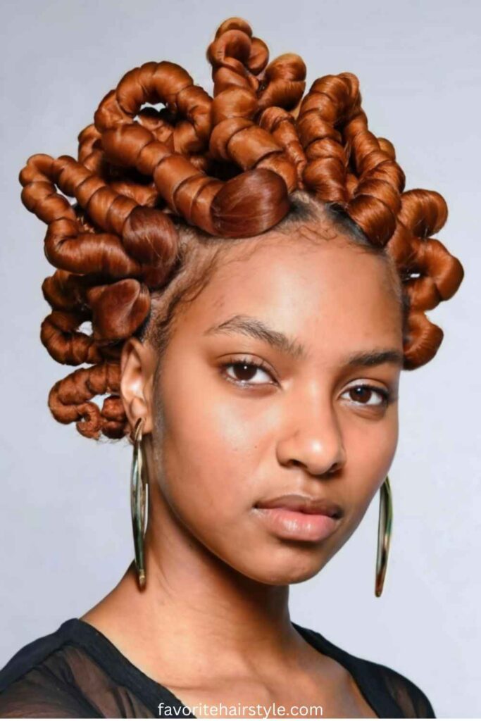 Loc Bantu Knots