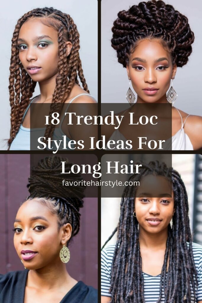 Loc Styles Ideas For Long Hair