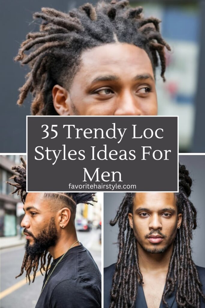 Loc Styles Ideas For Men