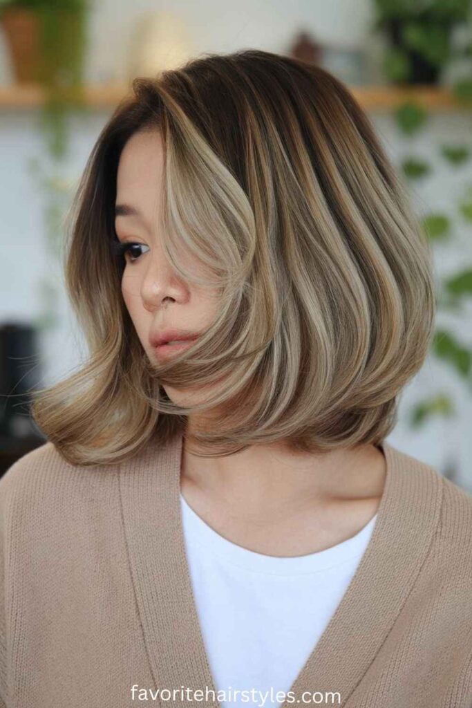 Long Bob (Lob) with Soft Waves