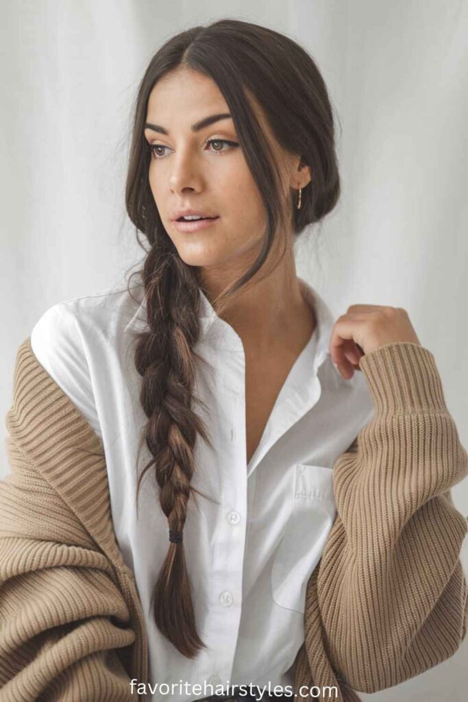 90s Hairstyles For Long Hair Ideas Loose Fishtail Braid