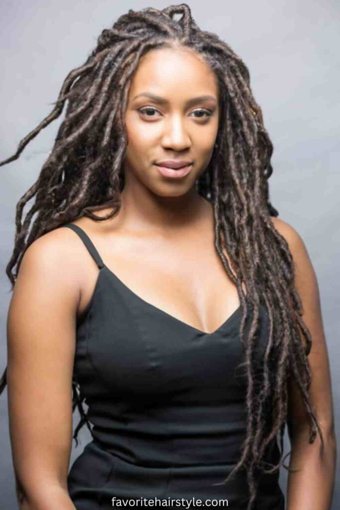 Loc Styles Ideas With No Retwist Loose Locs with Curves