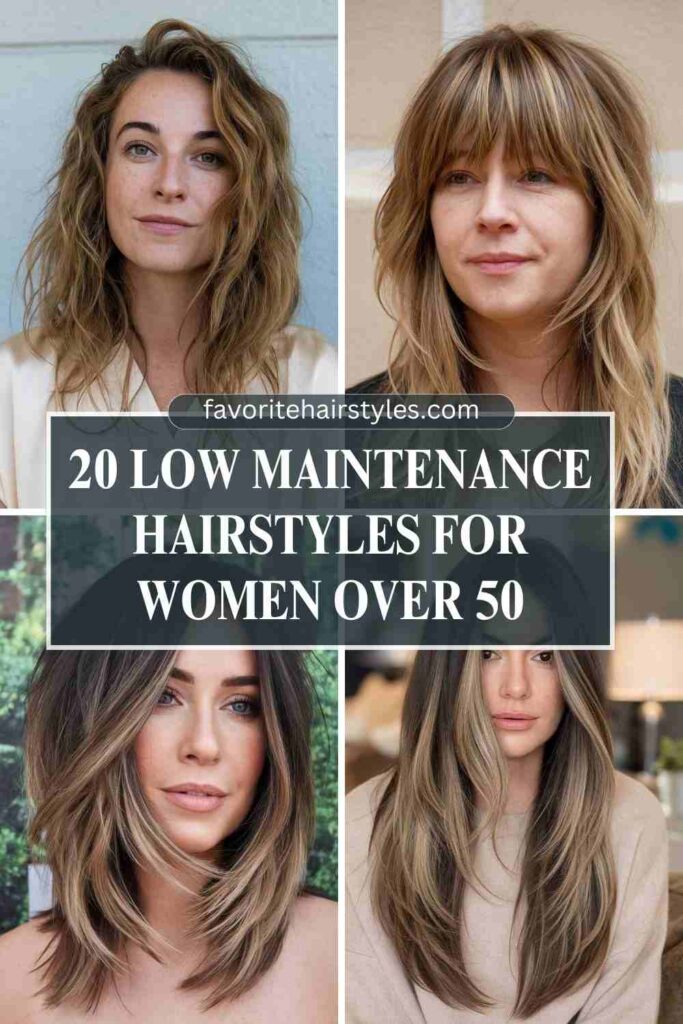 Low Maintenance Hairstyles for Women Over 50