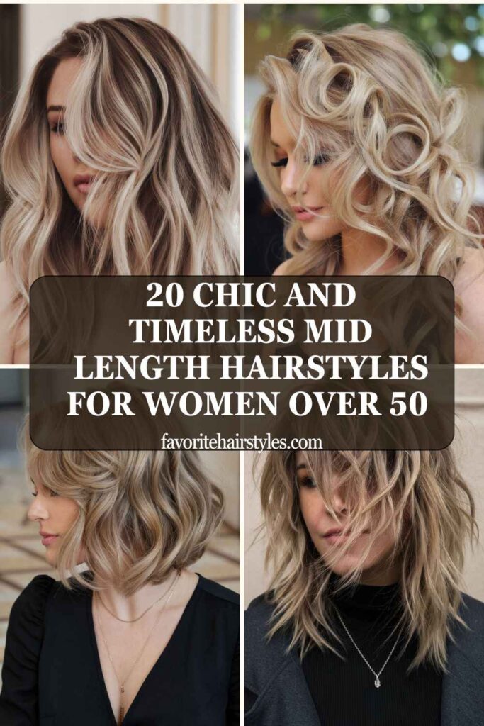 Mid Length Hairstyles For Women Over 50