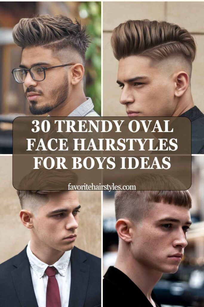 Oval Face Hairstyles For Boys Ideas