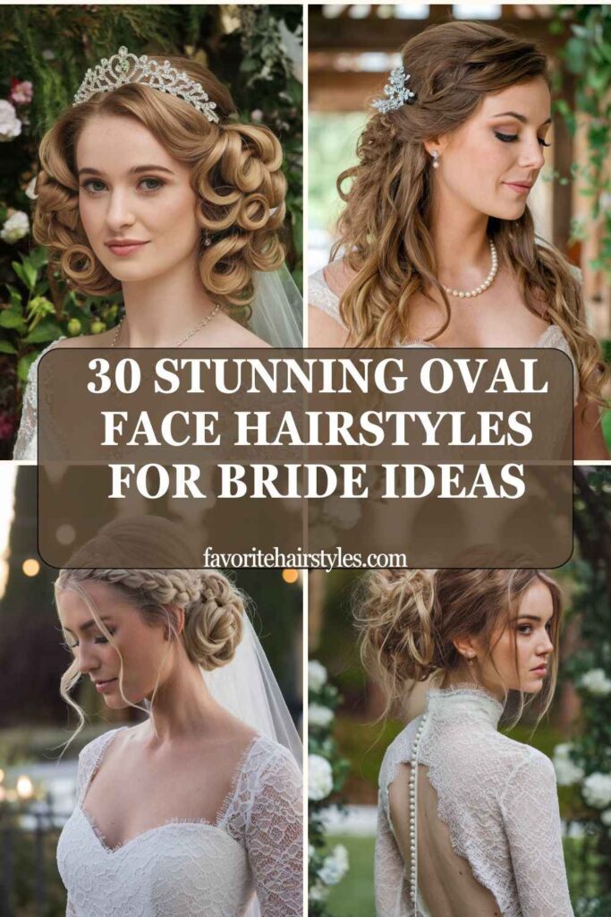 Oval Face Hairstyles for Bride Ideas