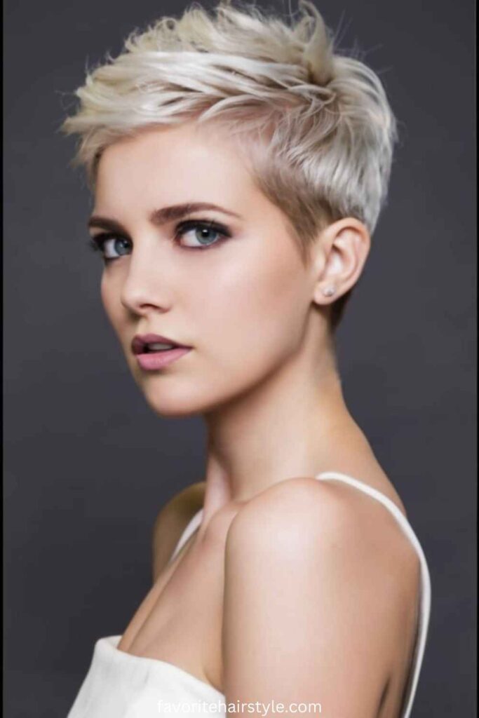 Short Side Shaved Hairstyles Ideas Pixie Cut with a Side Shave