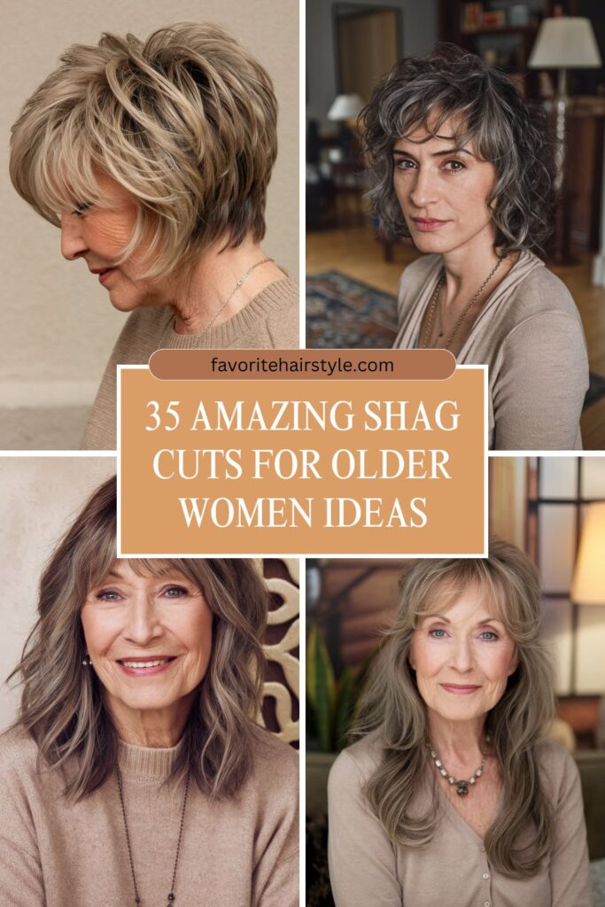 Shag Cuts For Older Women Ideas