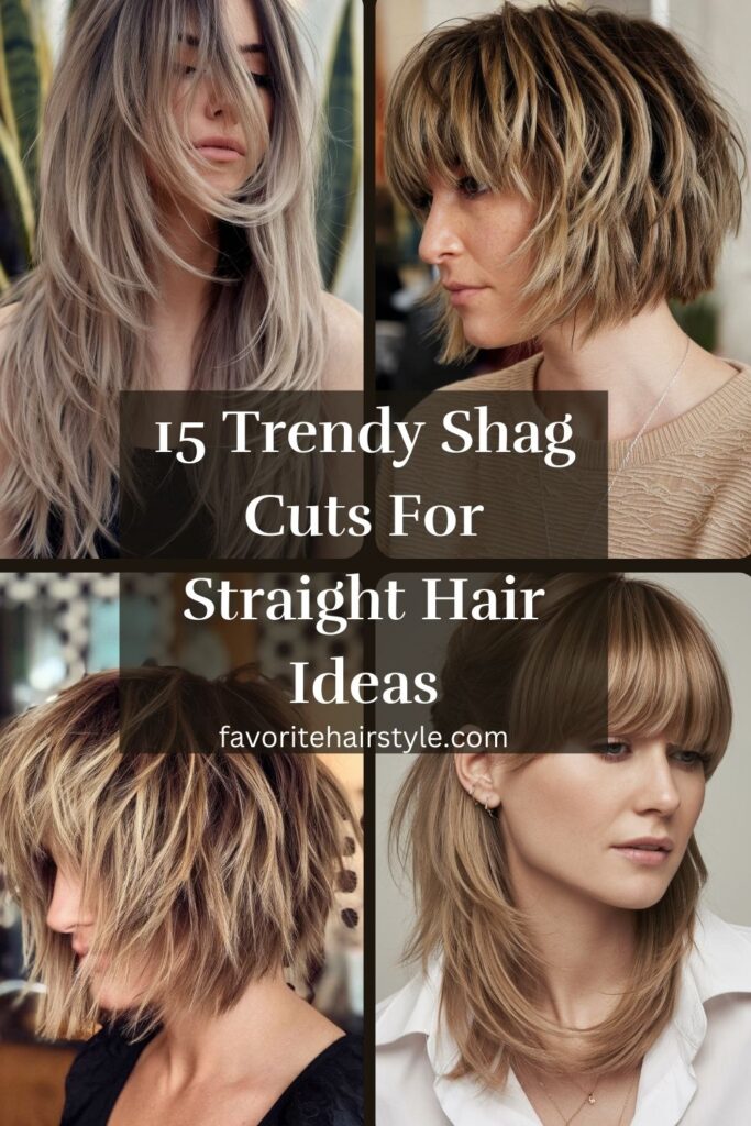 Shag Cuts For Straight Hair Ideas