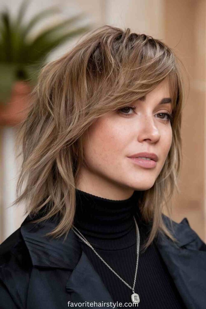 Shaggy Crop with Bangs