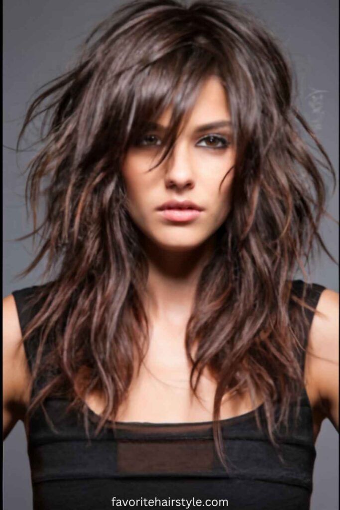 Shaggy Long Layers for a Rock-Chic Vibe