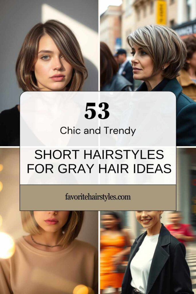 Short Hairstyles For Gray Hair