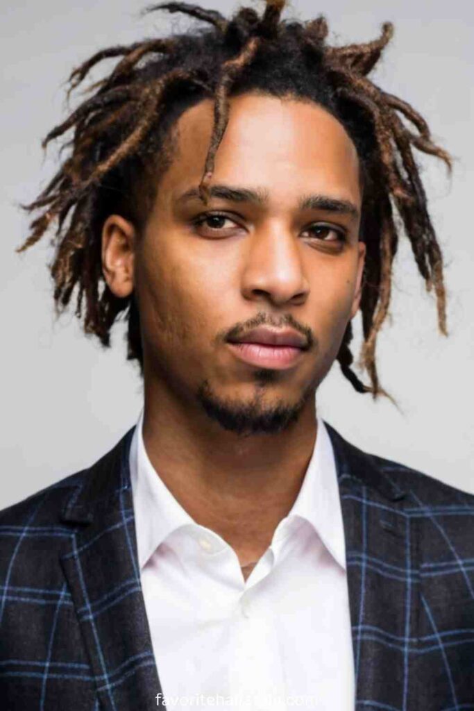 Loc Styles Ideas For Men Short Locs