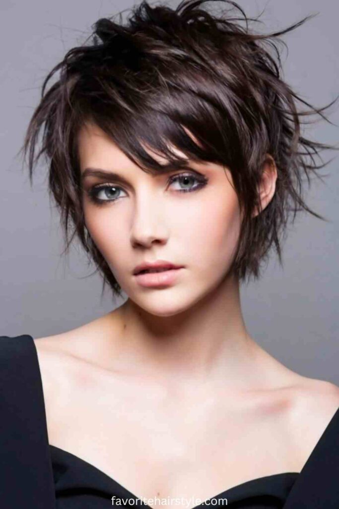 Short Shag Cut for Thick Hair