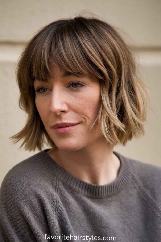 Short Shag with Bangs