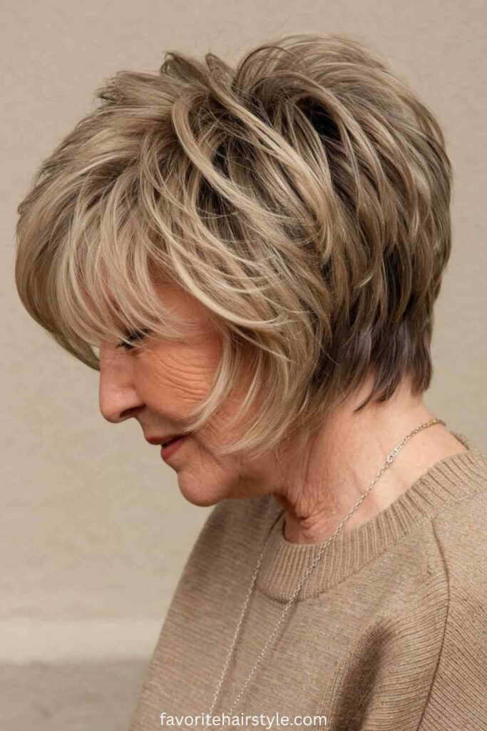 Short Shag with Textured Ends