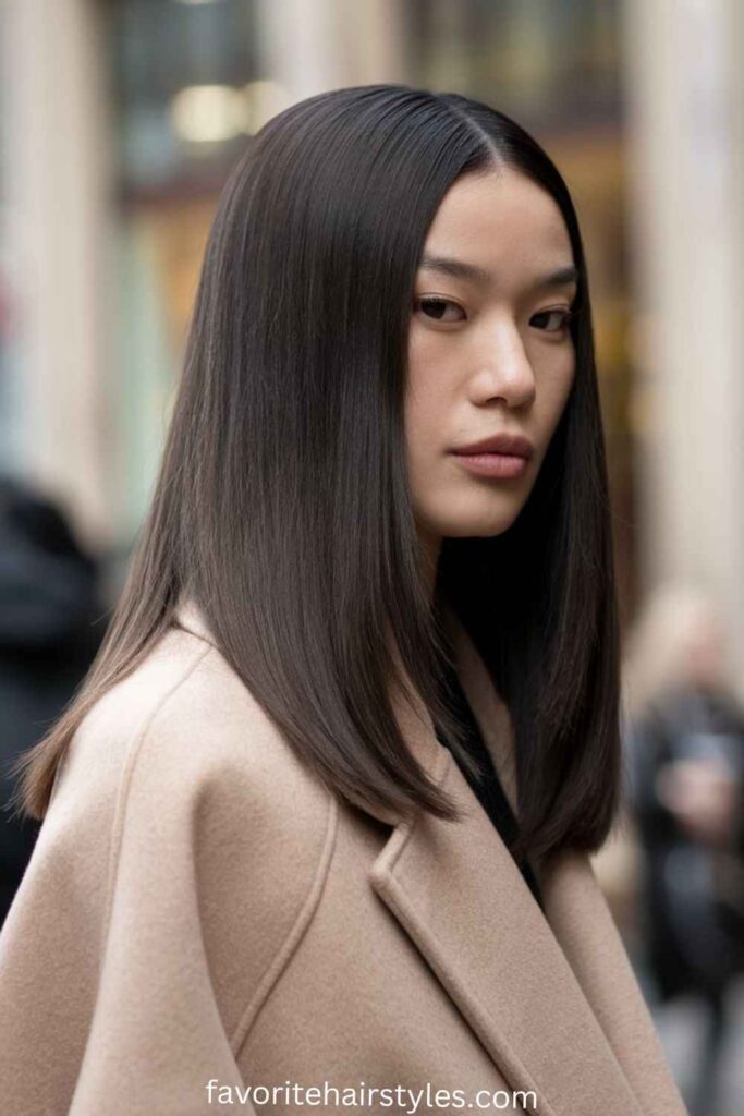 Sleek, Straight Hair