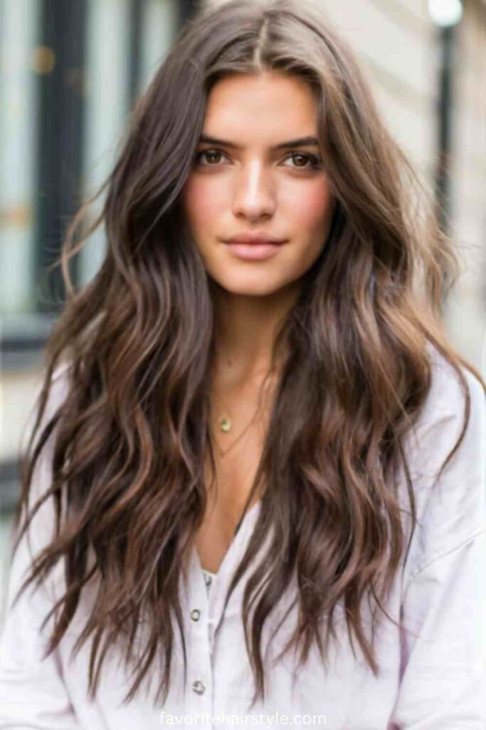 Soft Long Layers with Beachy Waves