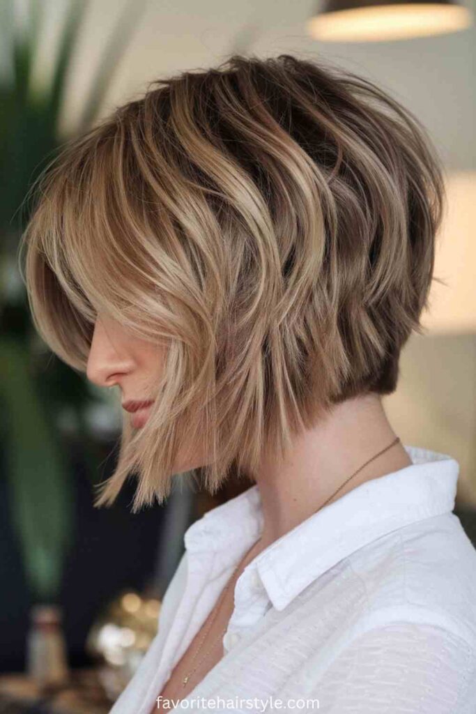 Shag Cuts For Older Women Ideas Textured Bob Shag