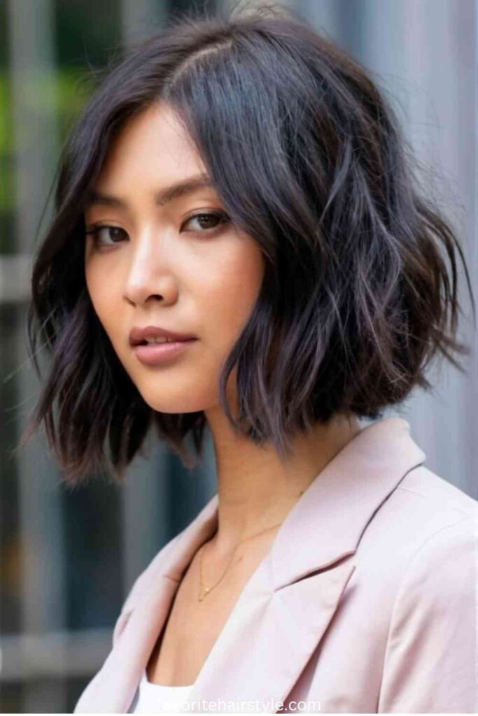 Layered Haircuts Ideas For Women Textured Layered Bob