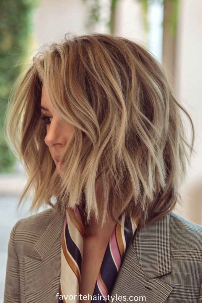 Textured Lob (Long Bob)