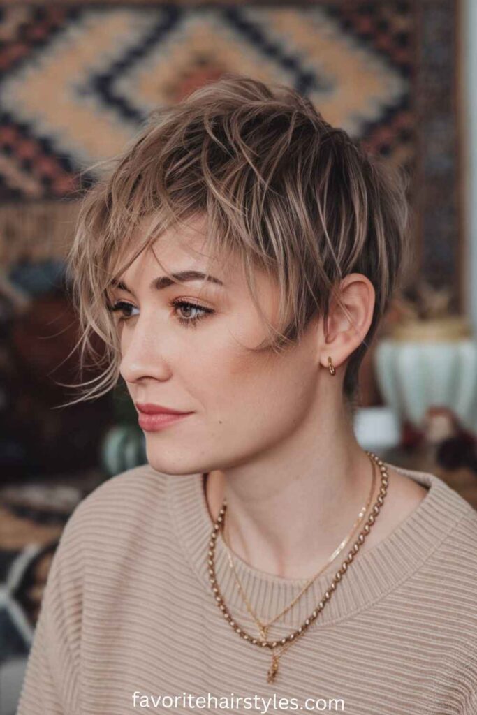 Textured Pixie Cut