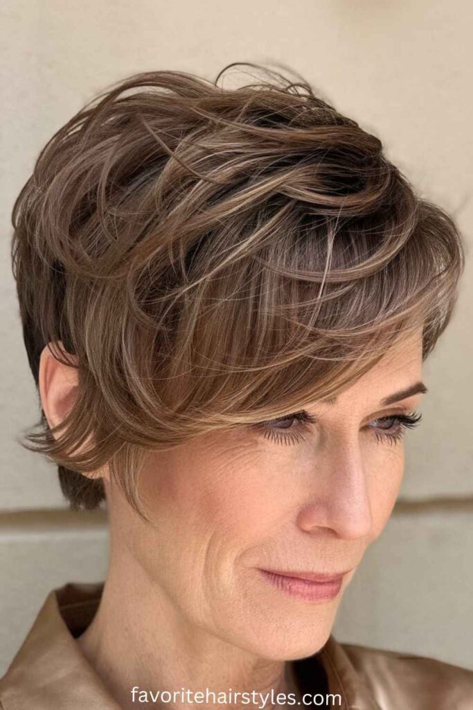 Textured Pixie Cut